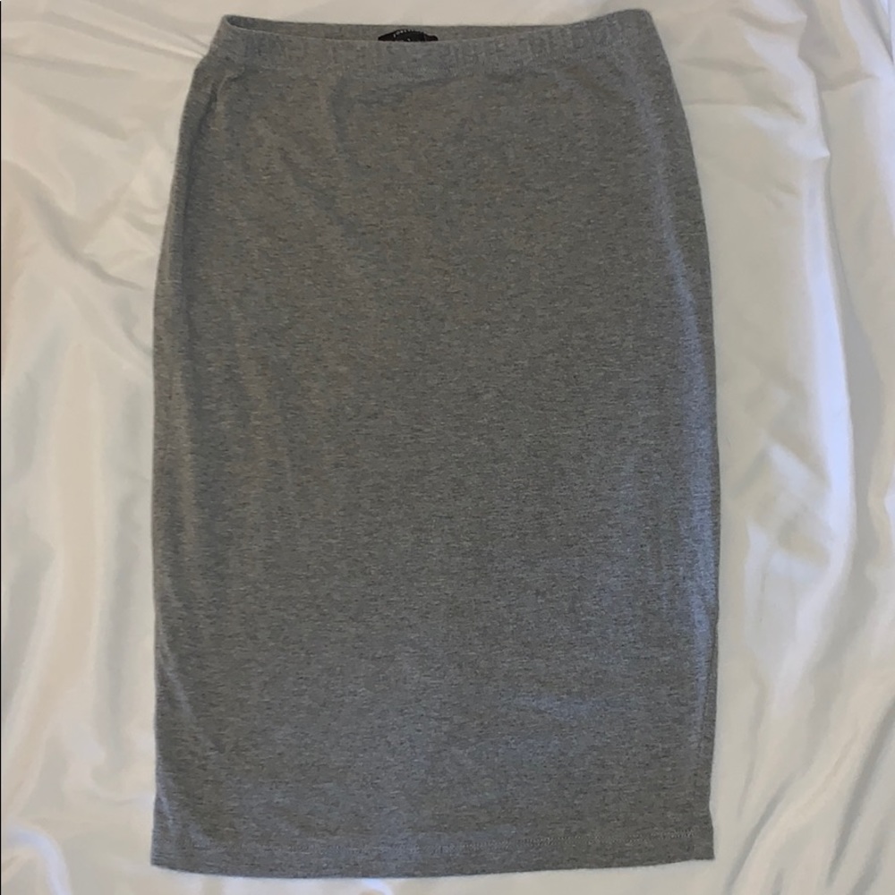 FOREVER 21 Gray Pencil Skirt